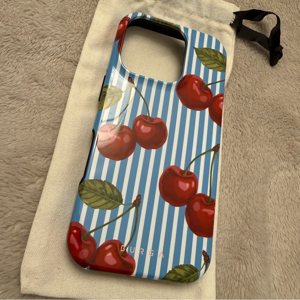 iPhone 16 Pro BURGA Cherry Phone Case - Picture 2 of 7